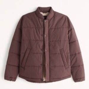 Abercrombie Men's Every Day Puffer Jacket Winter Fall Coat Men's Small Women's L